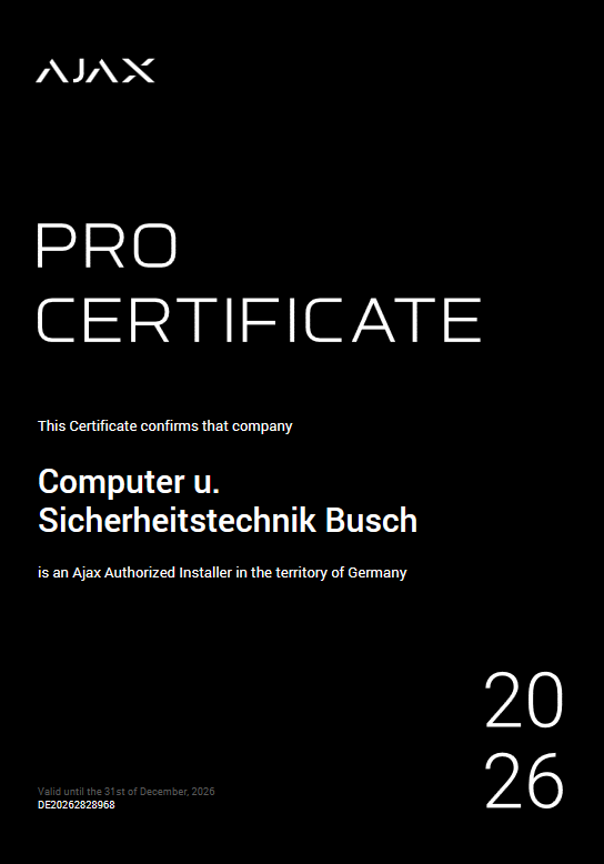 AJAX Pro Certificate 2026